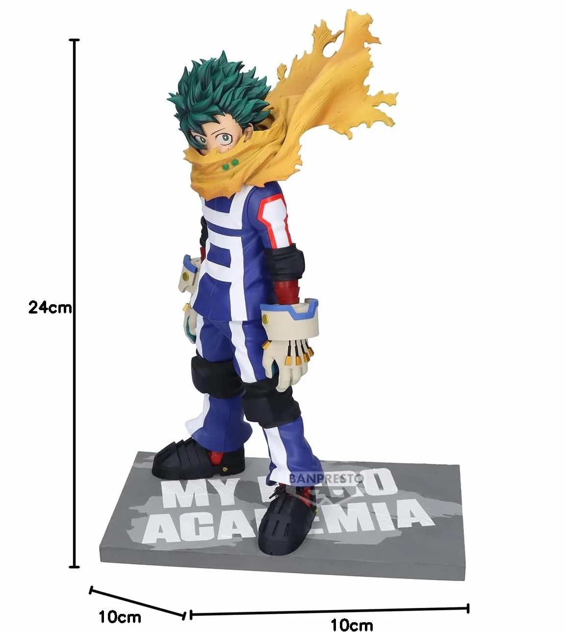 Banpresto Figurka akcji Izuku Midoriya My Hero Academia 7th Season, kolor widoku, 24 cm, BP89951P wielokolorowa, figurka kolekcjonerska, optymalna dla fanów anime
