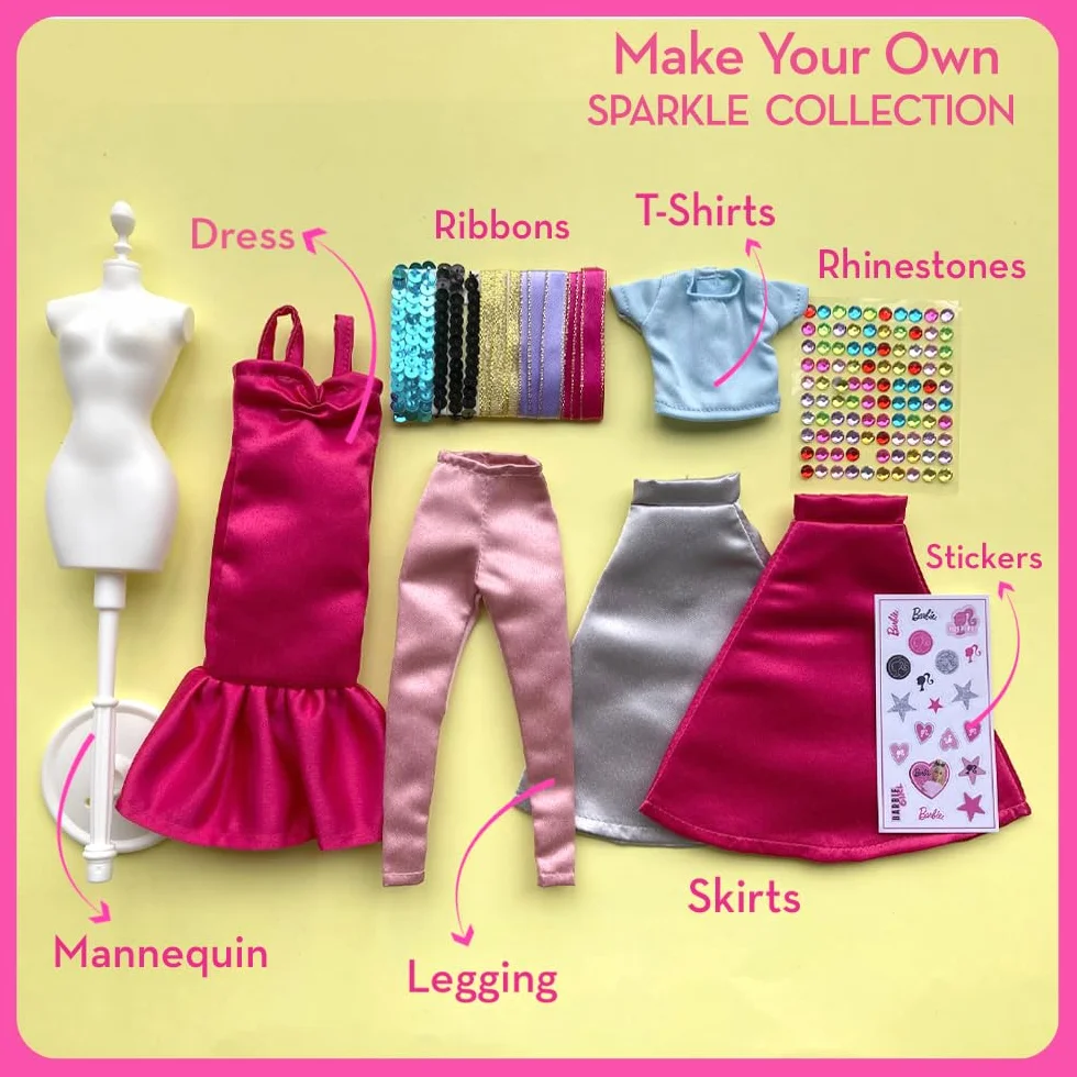Barbie Make Your Own Outfit - Sparkle Collection