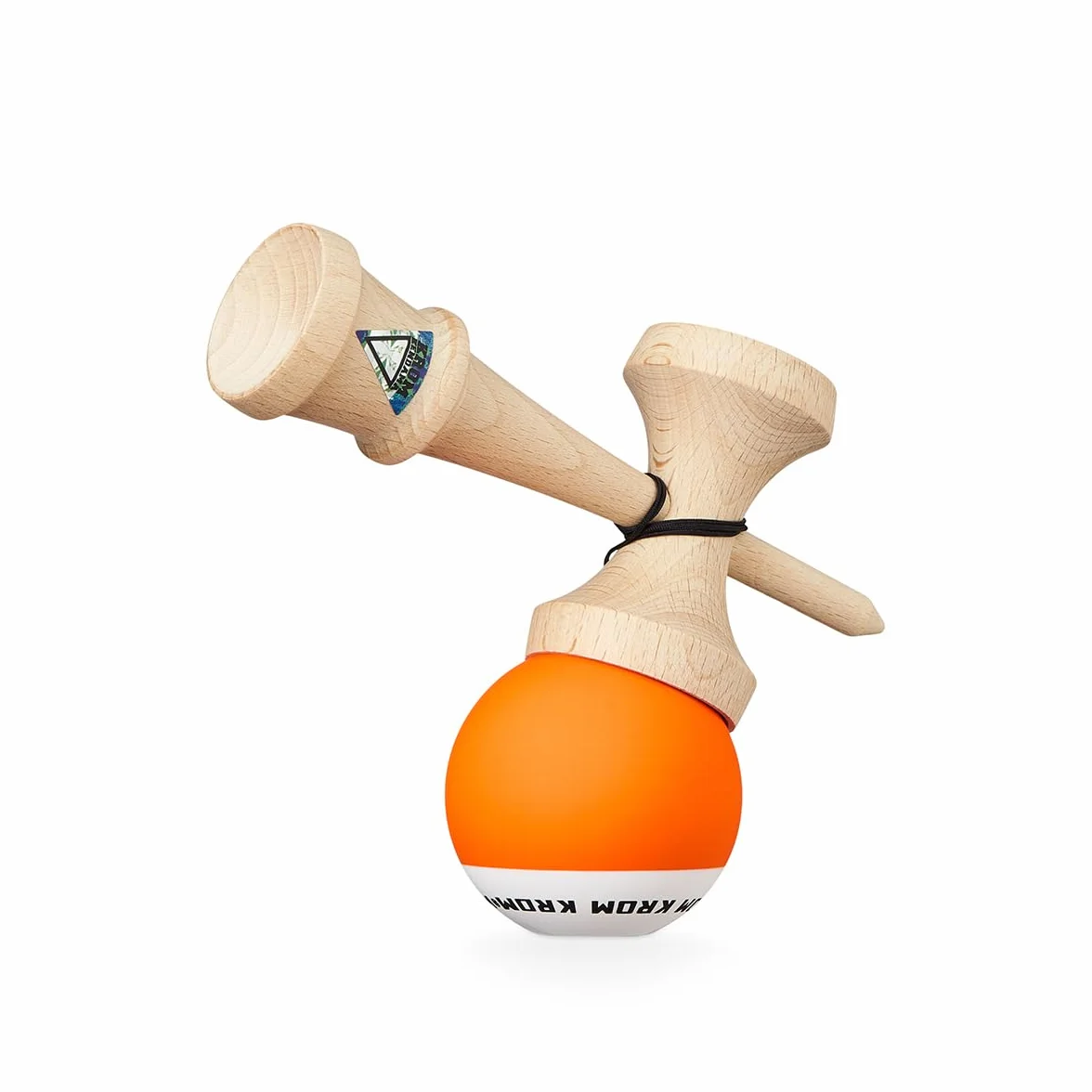 Zabawka KROM Kendama - Pomarańczowy POP - Zwiększone zdolności poznawcze - Poprawia równowagę, refleksy i kreatywność - zaprojektowany przez profesjonalistów dla początkujących i ekspertów.