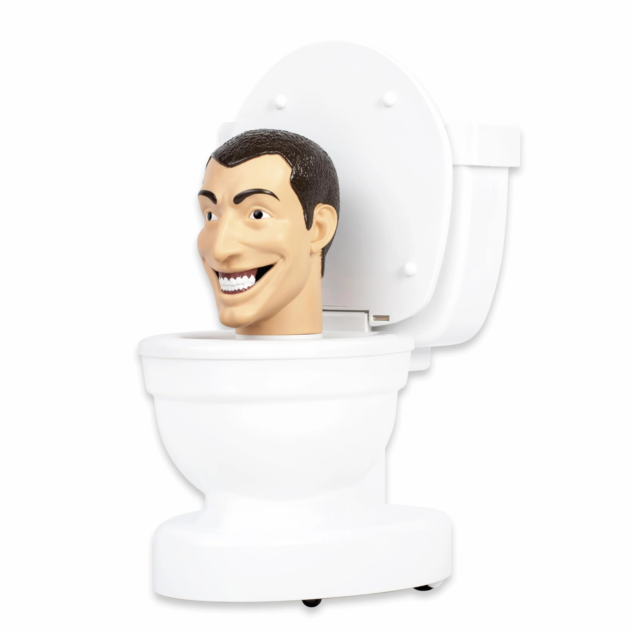 SKIBIDI Toilet Deluxe Toilet RC, YouTube Animation Sensation, pilot zdalnego sterowania, figurka akcji, oficjalnie licencjonowany gadżet toaletowy