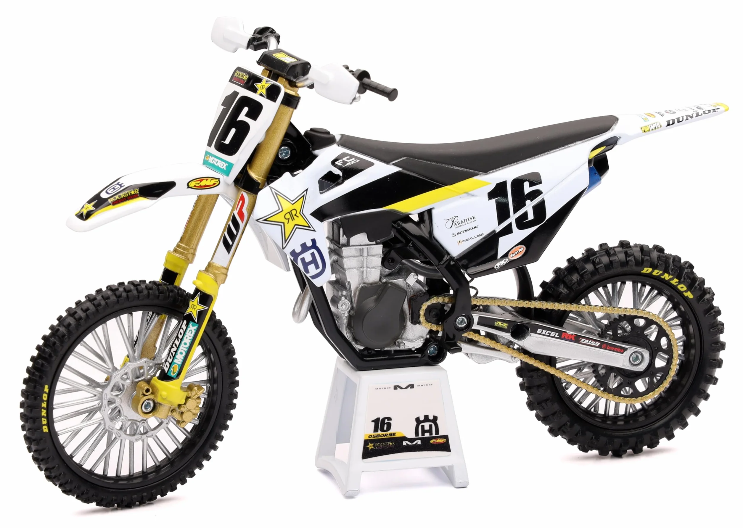Husqvarna Rockstar Team FC450 Zabawka 1:12