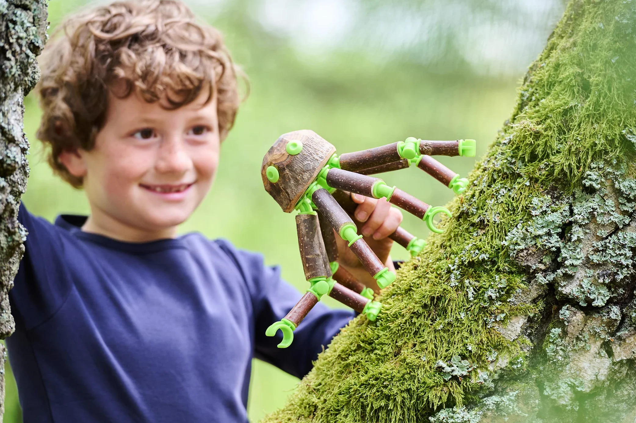 HABA - Terra Kids Connectors - Zestaw podstawowy II - Gra outdoorowa - 8 lat i więcej - 306307, kremowy/jasnobrązowy