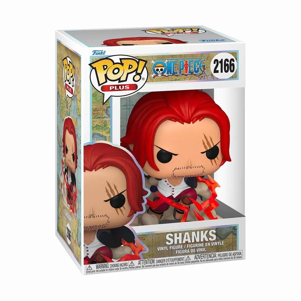 Funko Pop! Plus: One Piece - Shanks - kolekcjonerska figurka winylowa - pomysł na prezent - oficjalny towar - zabawki dla dzieci i dorosłych - fanów anime - figurka modelowa dla kolekcjonerów i