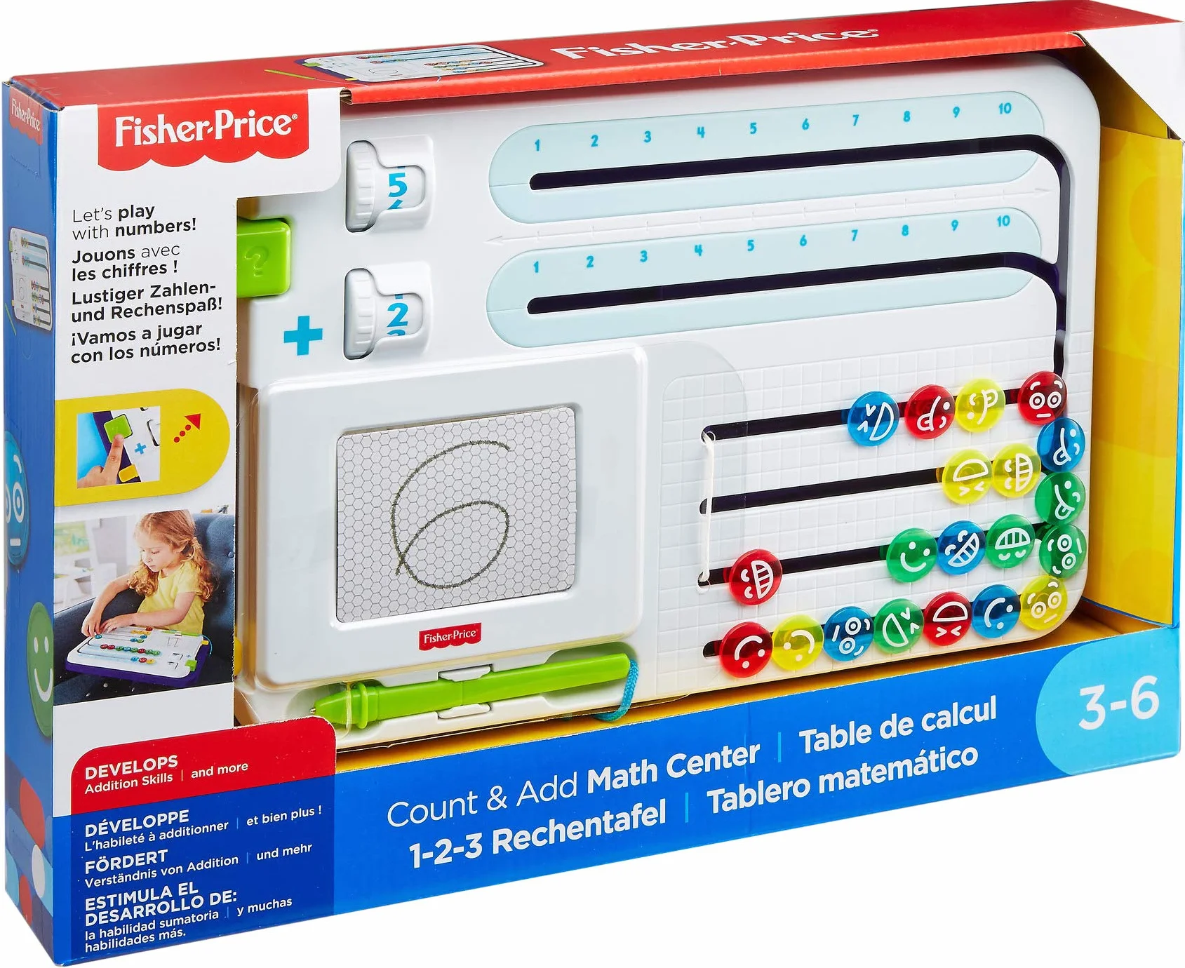 Fisher-Price Myśl i ucz się liczenia i dodaj centrum matematyczne