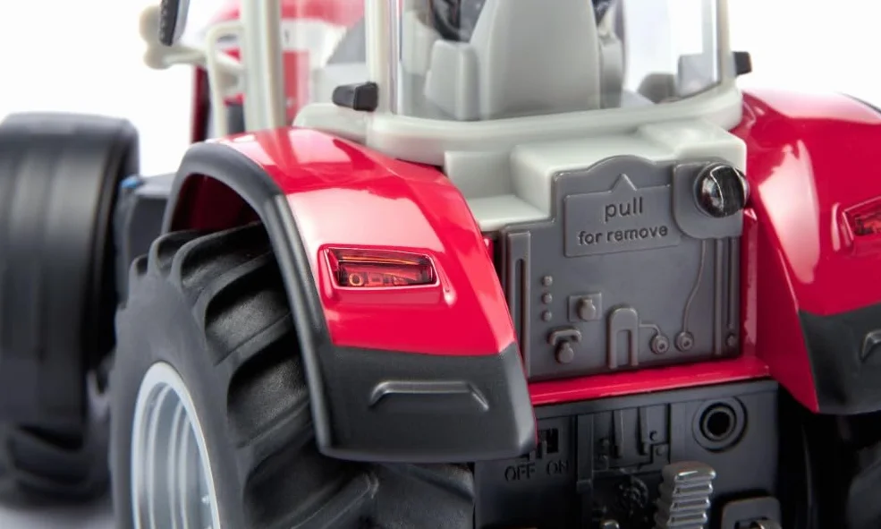siku 6885, Massey Ferguson 9S Traktor, 1:32, Zdalnie sterowany, Zdalne sterowanie przez Bluetooth w aplikacji, Bez modułu zdalnego sterowania, Metal/Tworzywo sztuczne, Czerwony