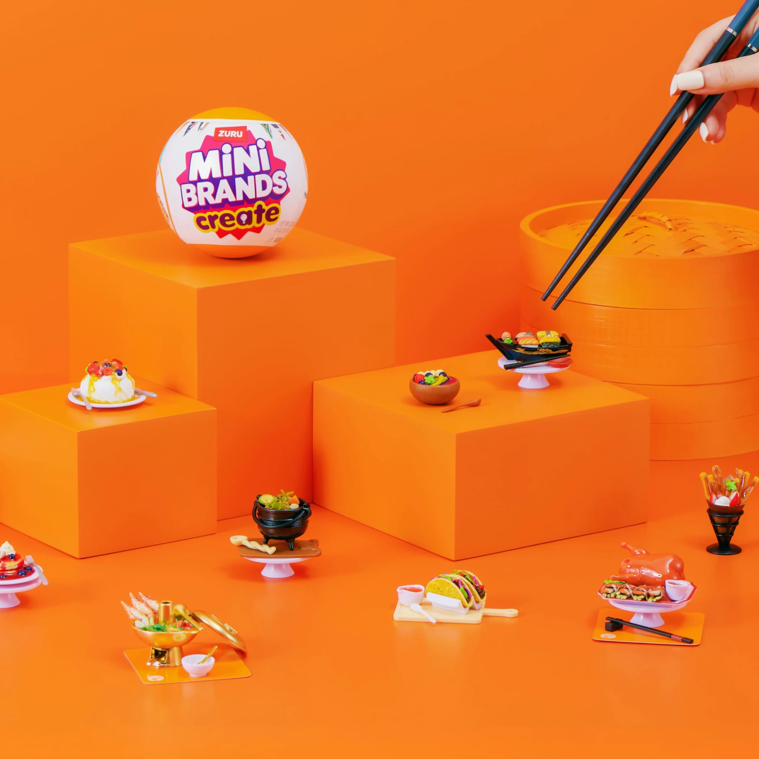 MINI BRANDS MASTER CHEF MINI MARKI SERIA 2-KAPSUŁKA, 2 szt. W Rurce PVC