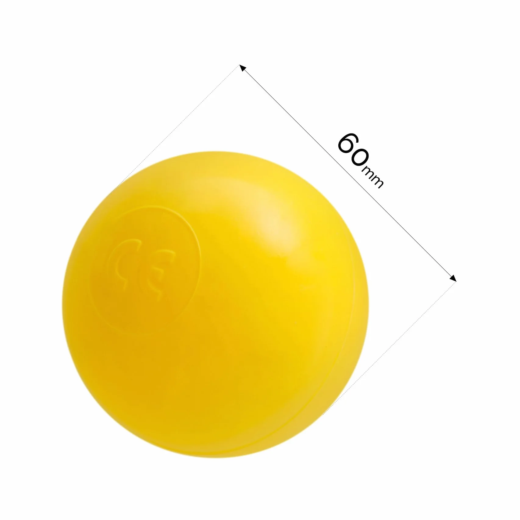 MISIOO Piłki do basenu z piłkami Ø 6 cm plastikowe LDPE zabawka dla niemowląt