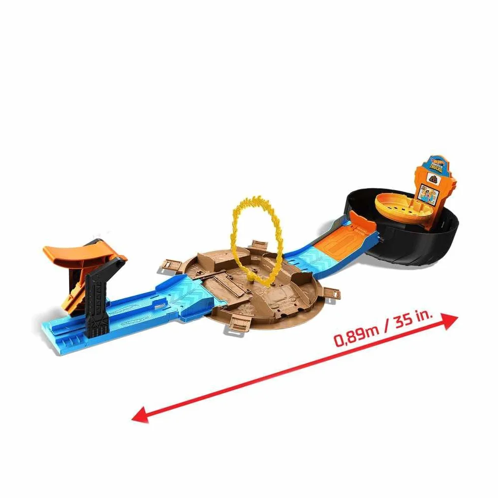HOT WHEELS TOTAL HHY74 Hot Wheels Monster Trucks zestaw do gry w opony, wielokolorowy
