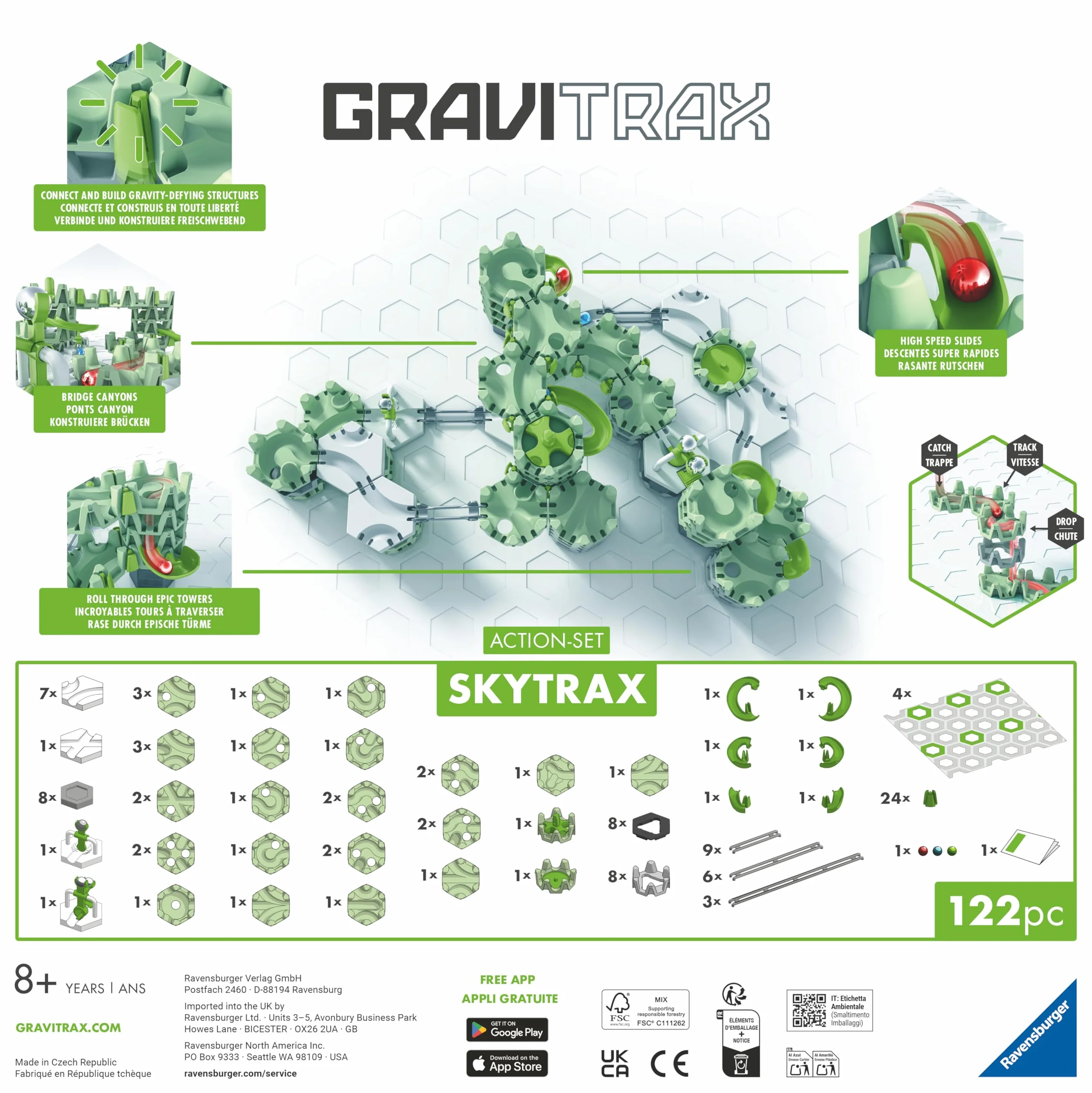 Ravensburger Gravitrax Zestaw Startowy Skytrax M