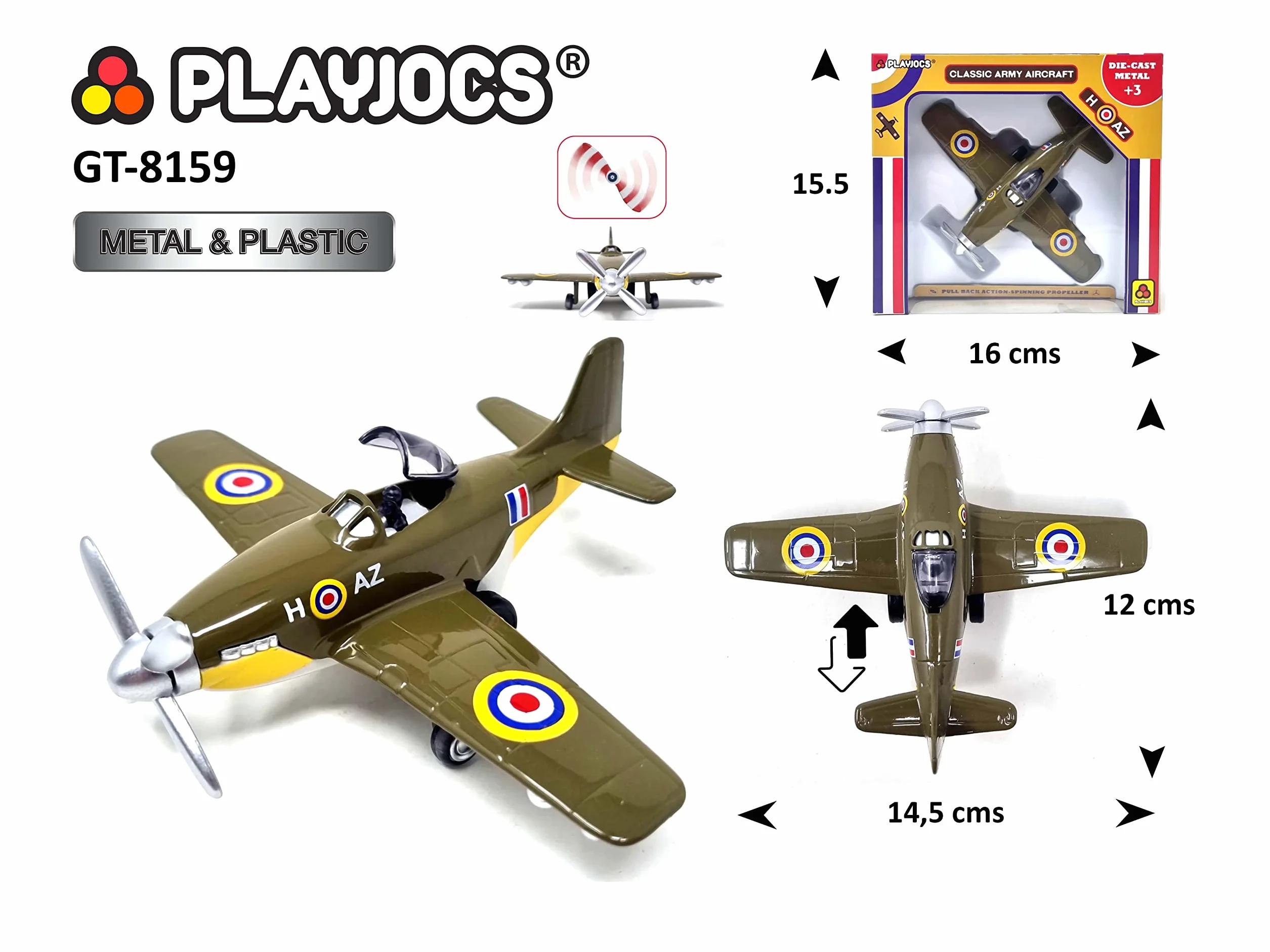 PLAYJOCS GT-8159 Wojskowy samolot