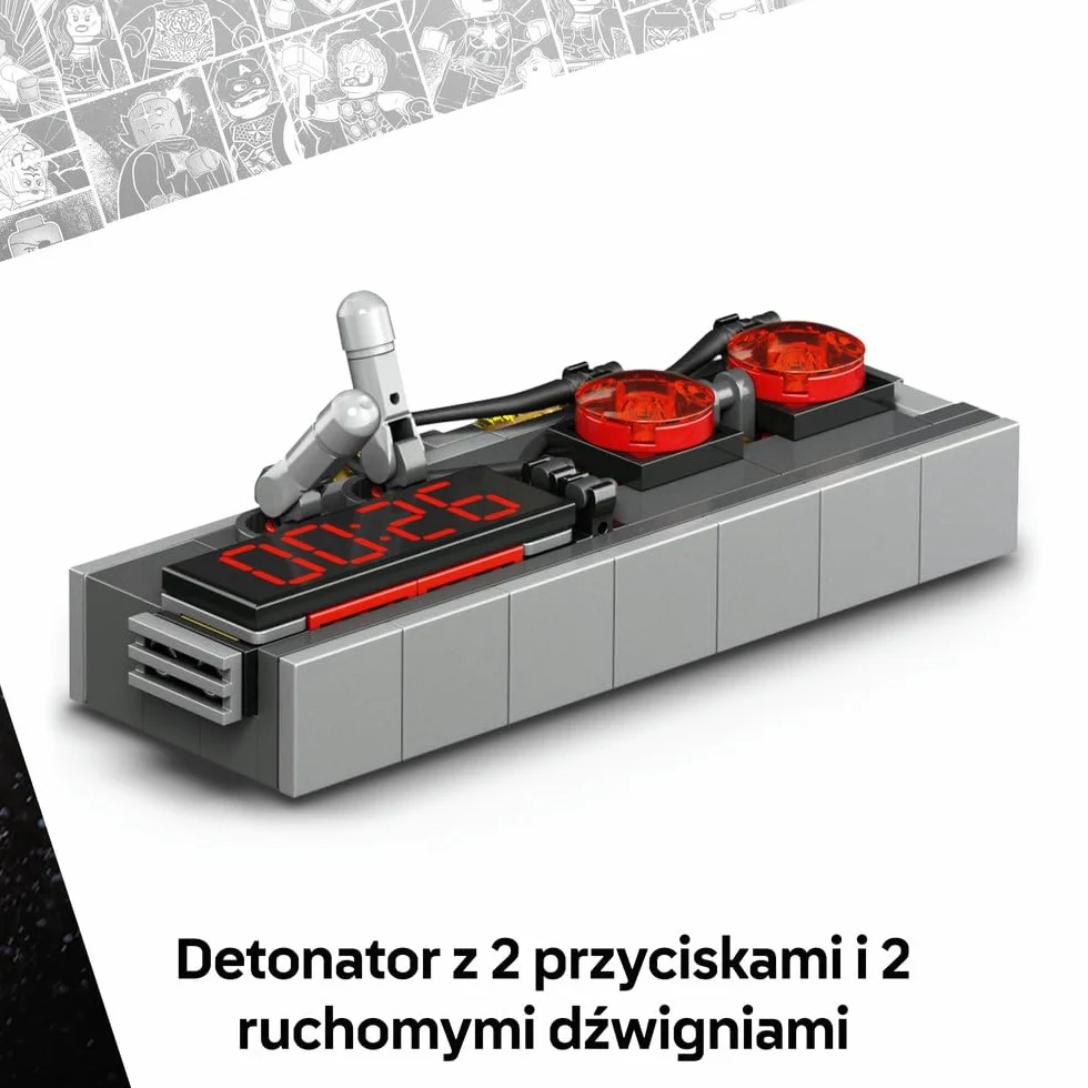 LEGO ǀ Marvel Groot w stroju Ravagera, zabawka dla dzieci do zbudowania, ruchoma figurka superbohatera z filmu Strażnicy Galaktyki Vol. 2, pomysł na prezent dla chłopców i dziewczynek od 10 lat 76341