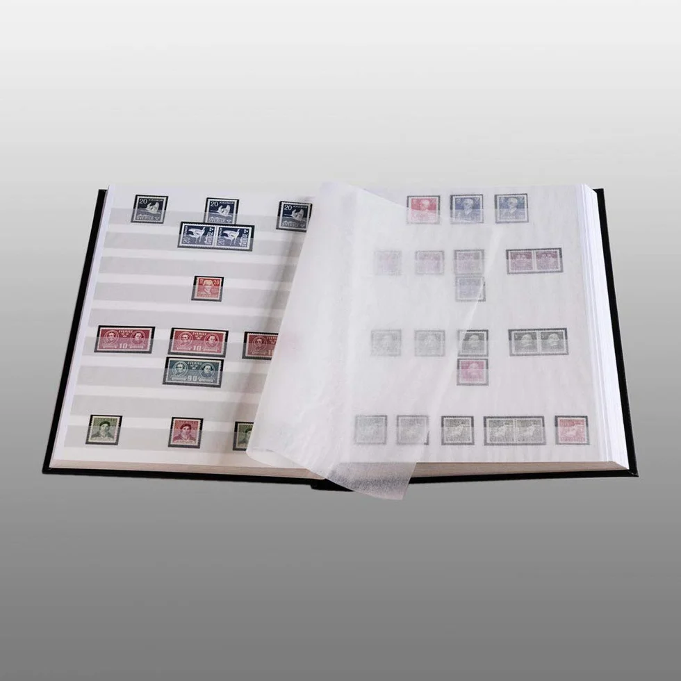 Prophila 60 białych stron album znaczków pocztowych okładka watowana zielona okładka