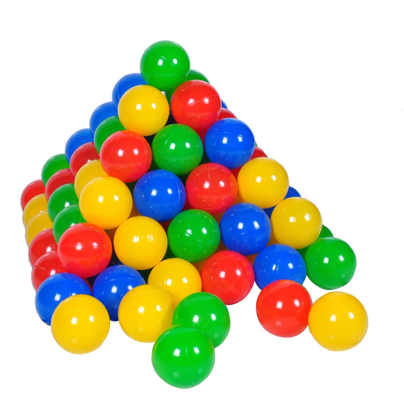 KNORRTOYS.COM 56730 zestaw piłek ok. Ø 6 cm-100 piłek/kolorowe, kolorowe