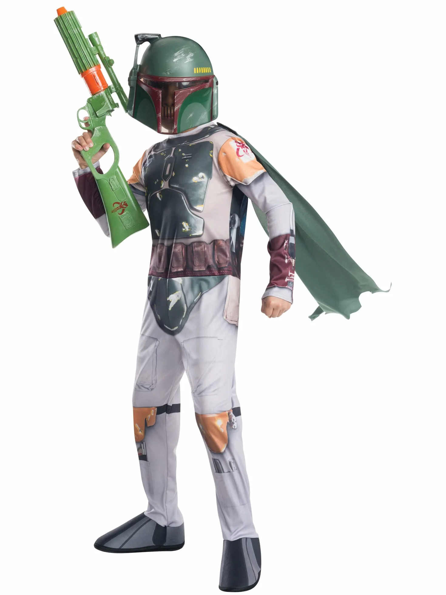 Rubies Kostium Boba Fett dla dzieci, styl 3, rozmiar M, wiek 5-7 lat, wysokość 100 cm, 5 cm - 4 stopy 15 cm Halloween