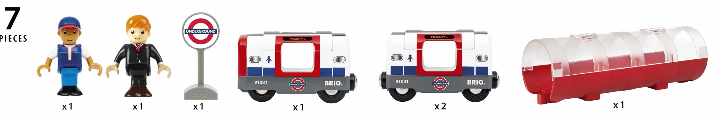 BRIO World - Londoner U-Bahn mit Licht und Sound