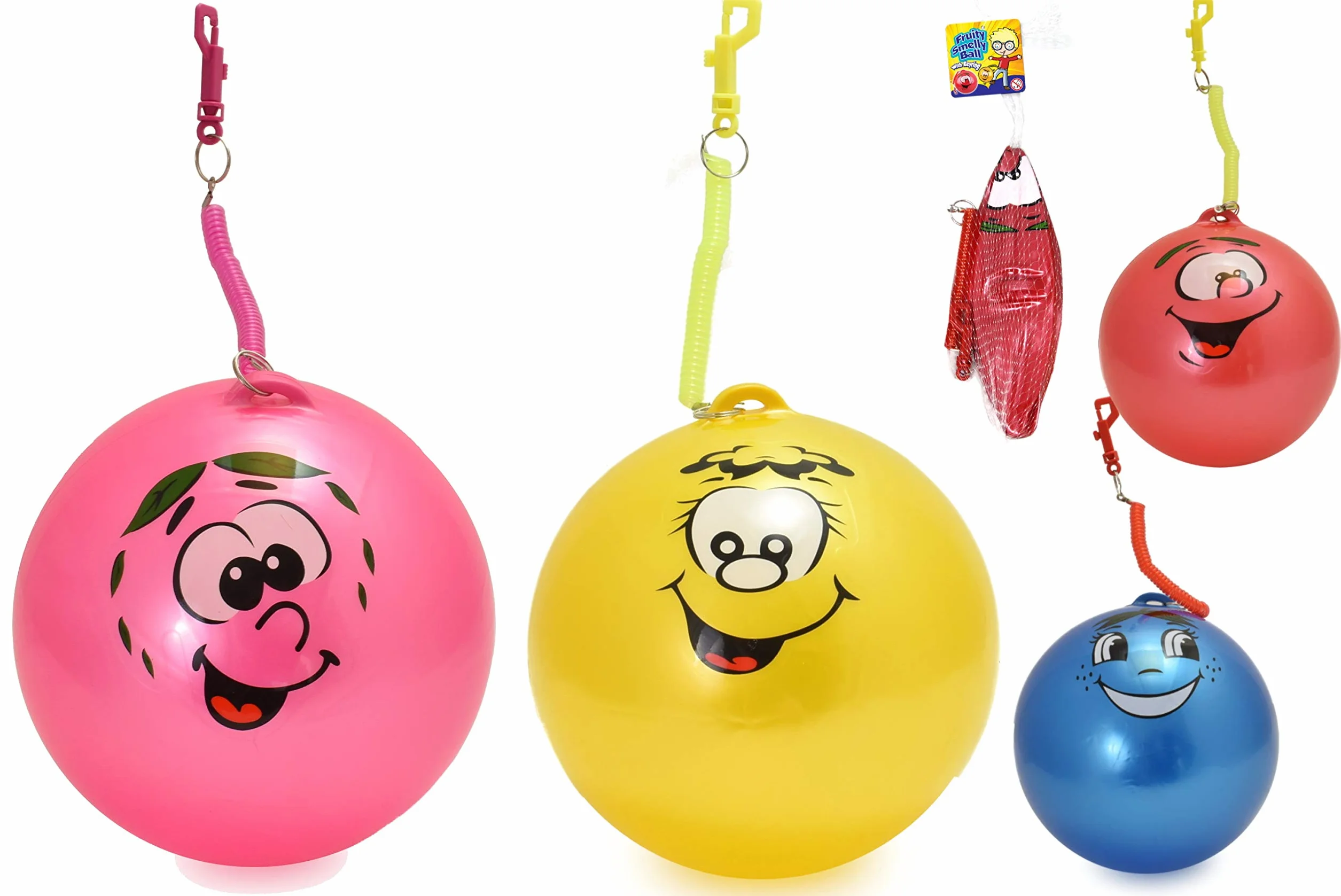 KandyToys śmierdząca owocowa kula z brelokiem do kluczy 20 cm