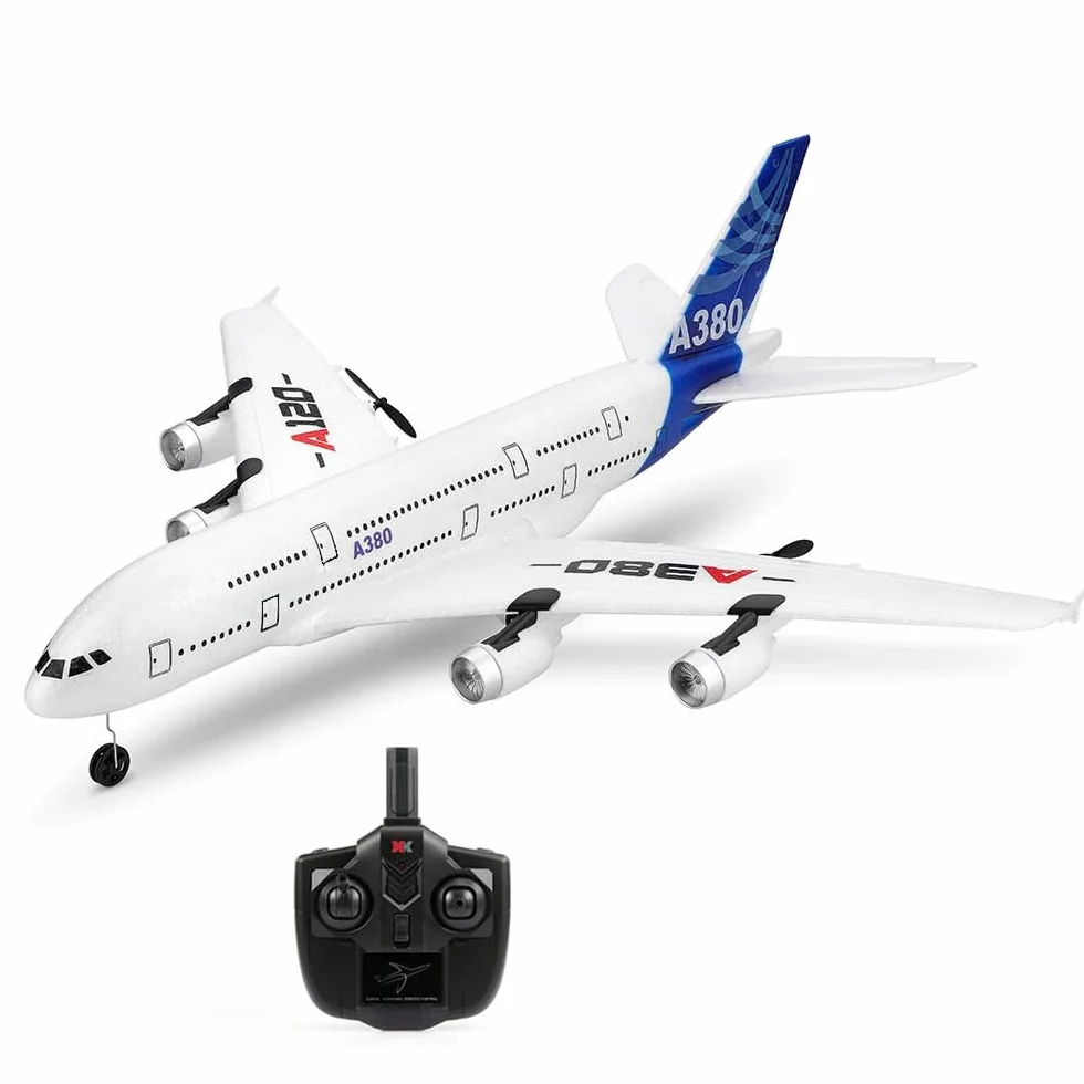 Efaso RC A-120 Zdalnie Sterowany Samolot z Wytrzymałego Materiału EPO, System Stabilizacji, 3-Kanałowy, 2,4 GHz, Pasażerski