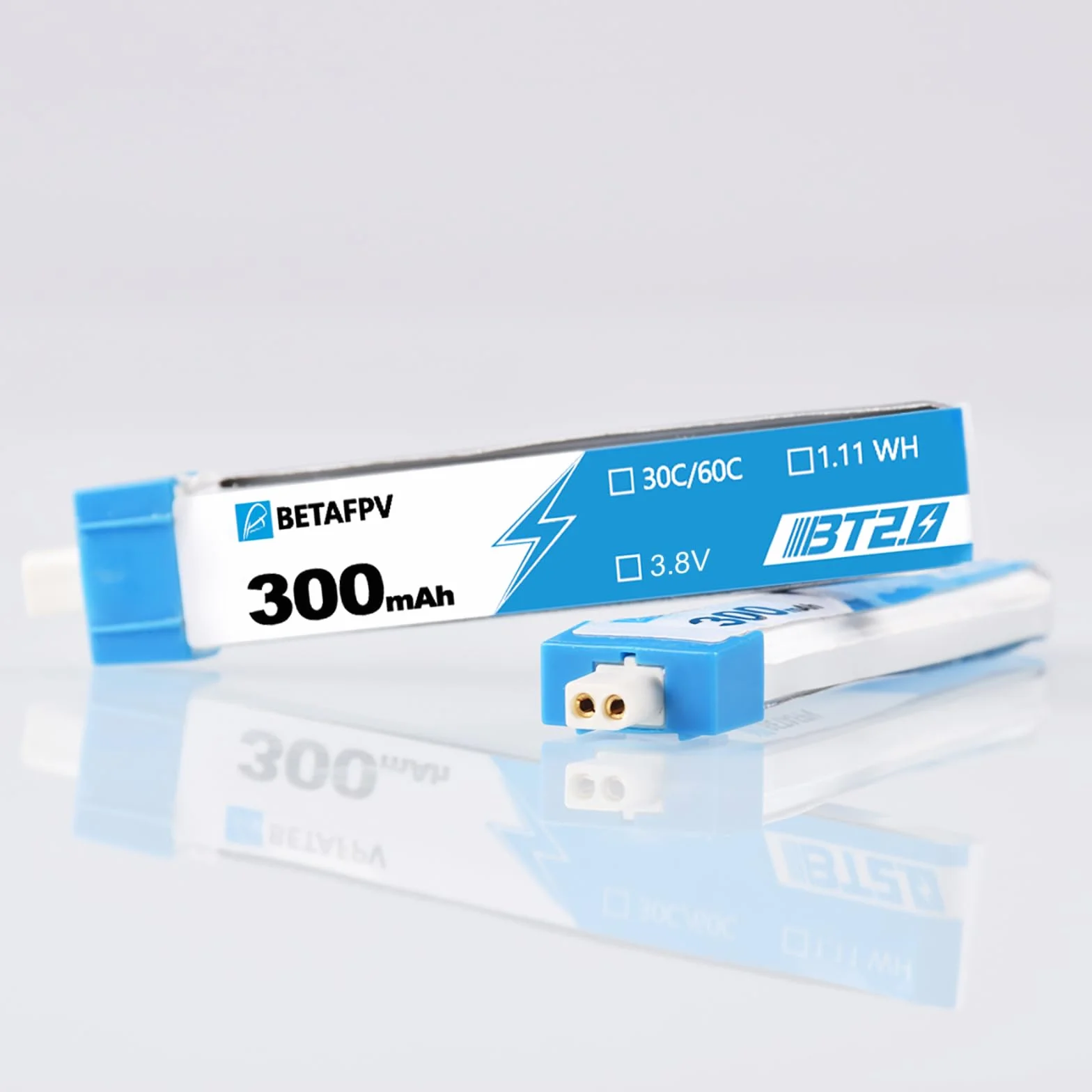BETAFPV BT2.0 300 mAh 1S 4,35 V 30C/60C Lipo Bateria do FPV Tiny Whoop Drone