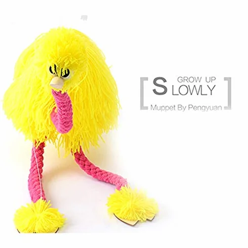 Kolorowy i Interaktywny Zestaw Marionetek Strusia, Strusia Marionetka, Ręcznie Robiona Laleczka Marionetka Strusia, Idealna dla Wyobraźni Dzieci(#1)