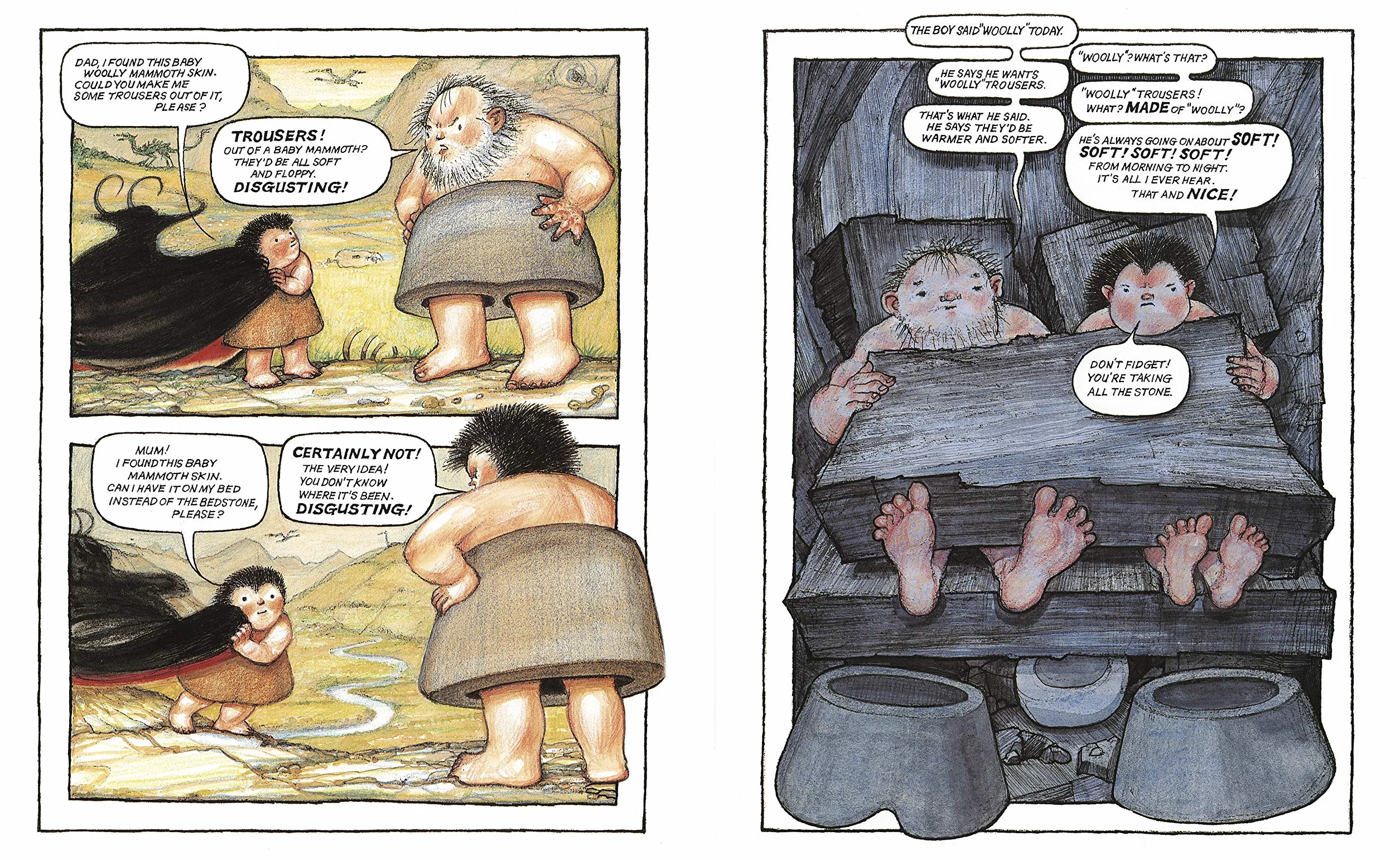 UG: Boy Genius of the Stone Age and his Search for Soft Trousers: A funny, comic strip stone-age story