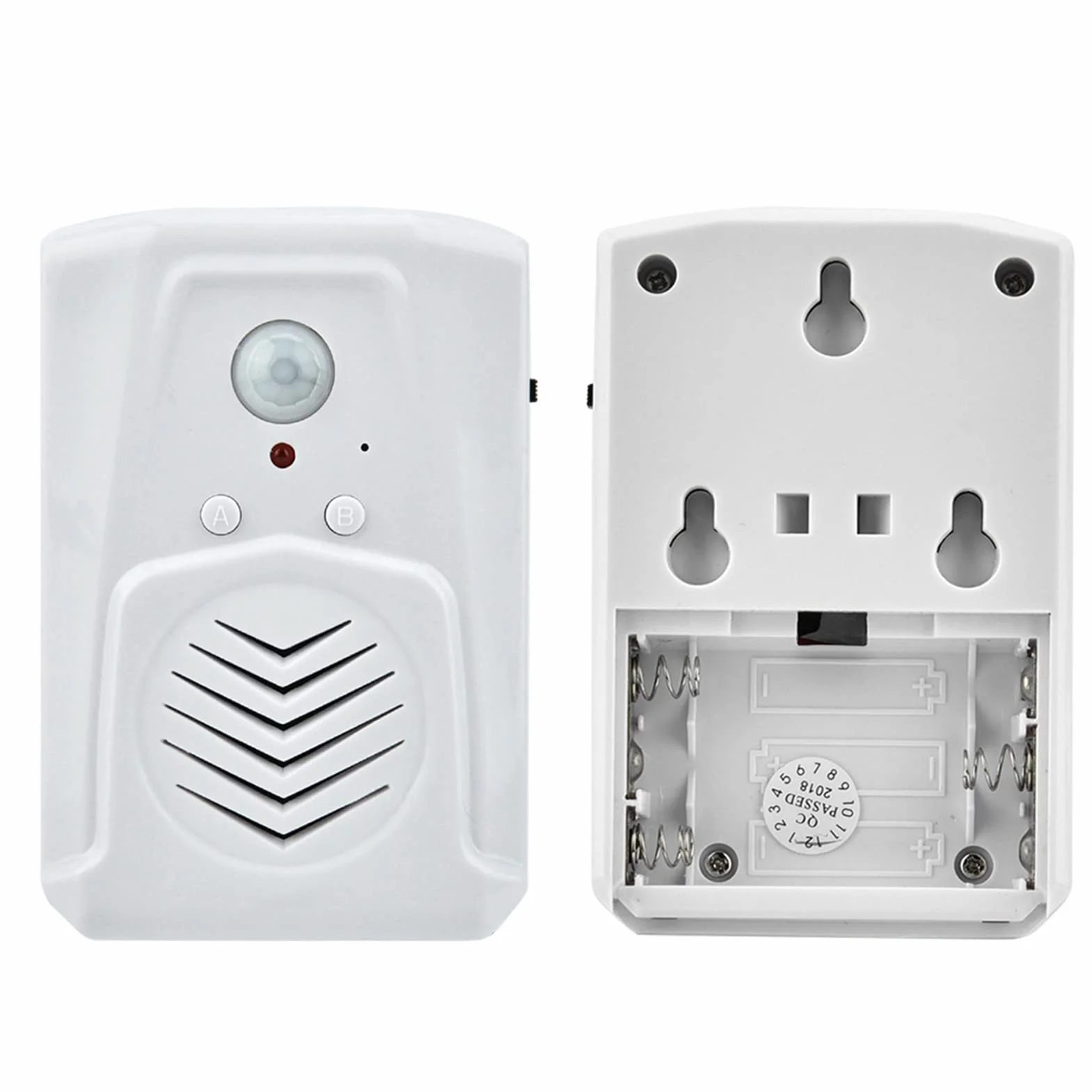 Czujnik ruchu z baterią USB, alarm, odtwarzacz audio Mp3, dzwonek indukcyjny na podczerwień, powitalny dzwonek indukcyjny, syrena, czujnik ruchu,
