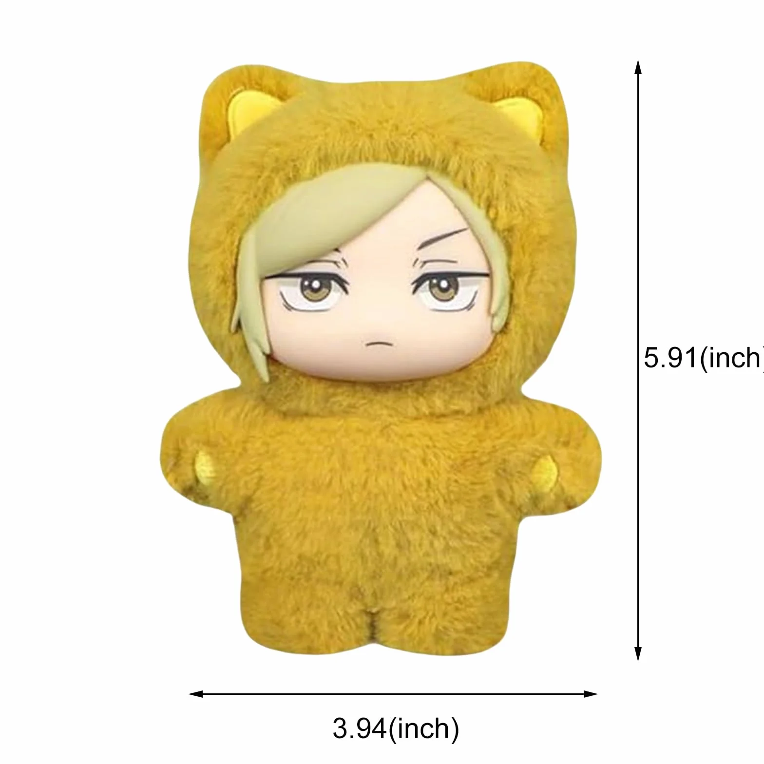 CHANGYUE JJK Pluszowa lalka Gojo Fushiguro Toji 5,5 cala Anime Miękka figurka kolekcjonerska Nanami Kento