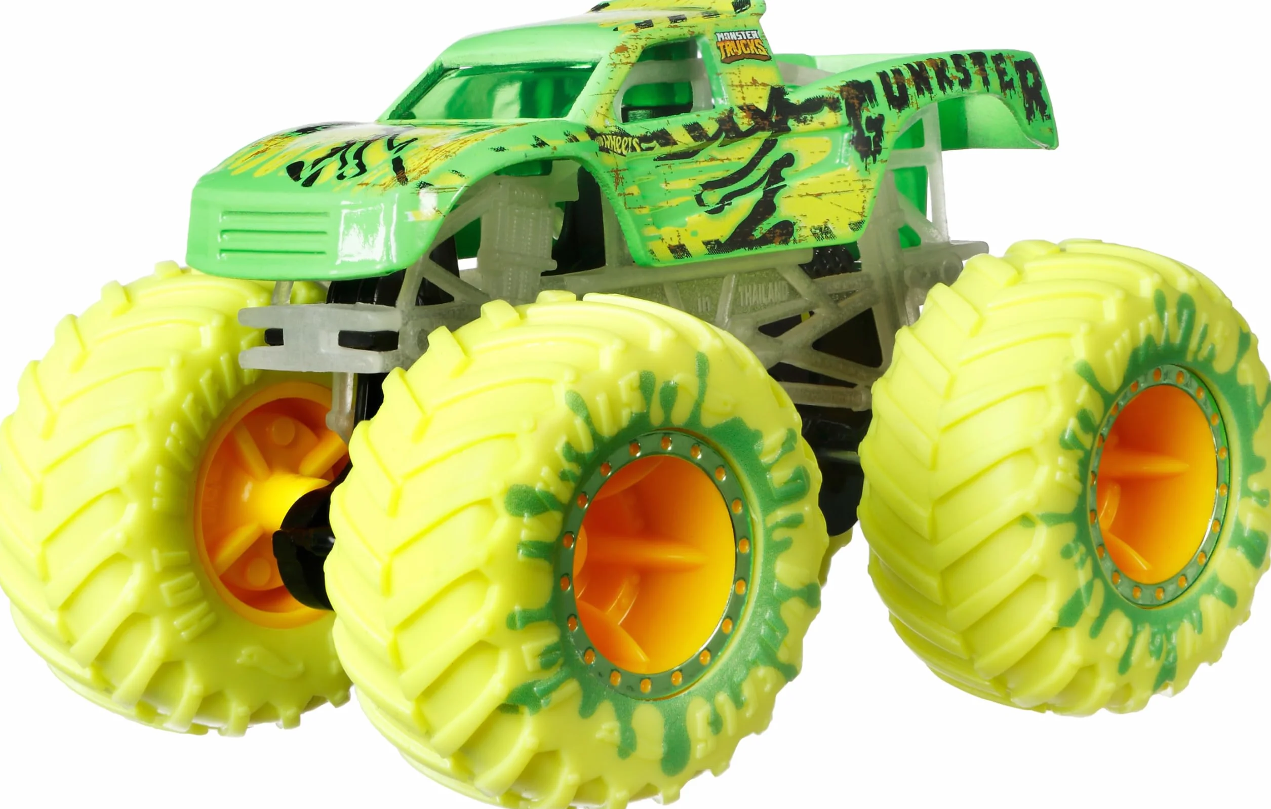 Hot Wheels Monster Trucks Wielopak Z Efektem Świecenia W Ciemności 10 pojazdów Skala 1:64 Hcb57