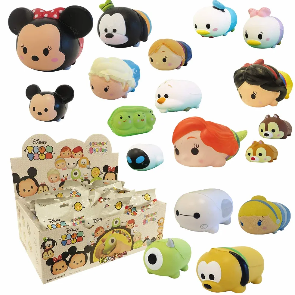 Sbabam s.r.l. 074-18 Confezione 3 bustine Tsum Tsum Disney Zbierz wszystkie, wielokolorowe, 3 szt