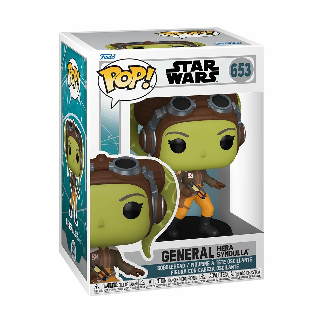 Funko POP! Star Wars: Ahsoka TV - Generał Hera Syndulla - Kolekcjonerska figurka winylowa - Pomysł na prezent - Oficjalny towar - Zabawki dla dzieci i dorosłych - Fani telewizji