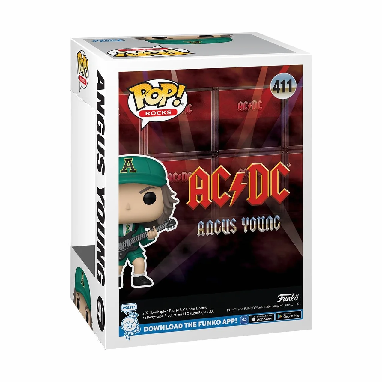 Funko POP! Rocks: AC/DC - Angus Young - (Zielony) - Kolekcjonerska figurka winylowa - Pomysł na prezent - Oficjalny towar - Zabawki dla dzieci i dorosłych - Fani muzyki