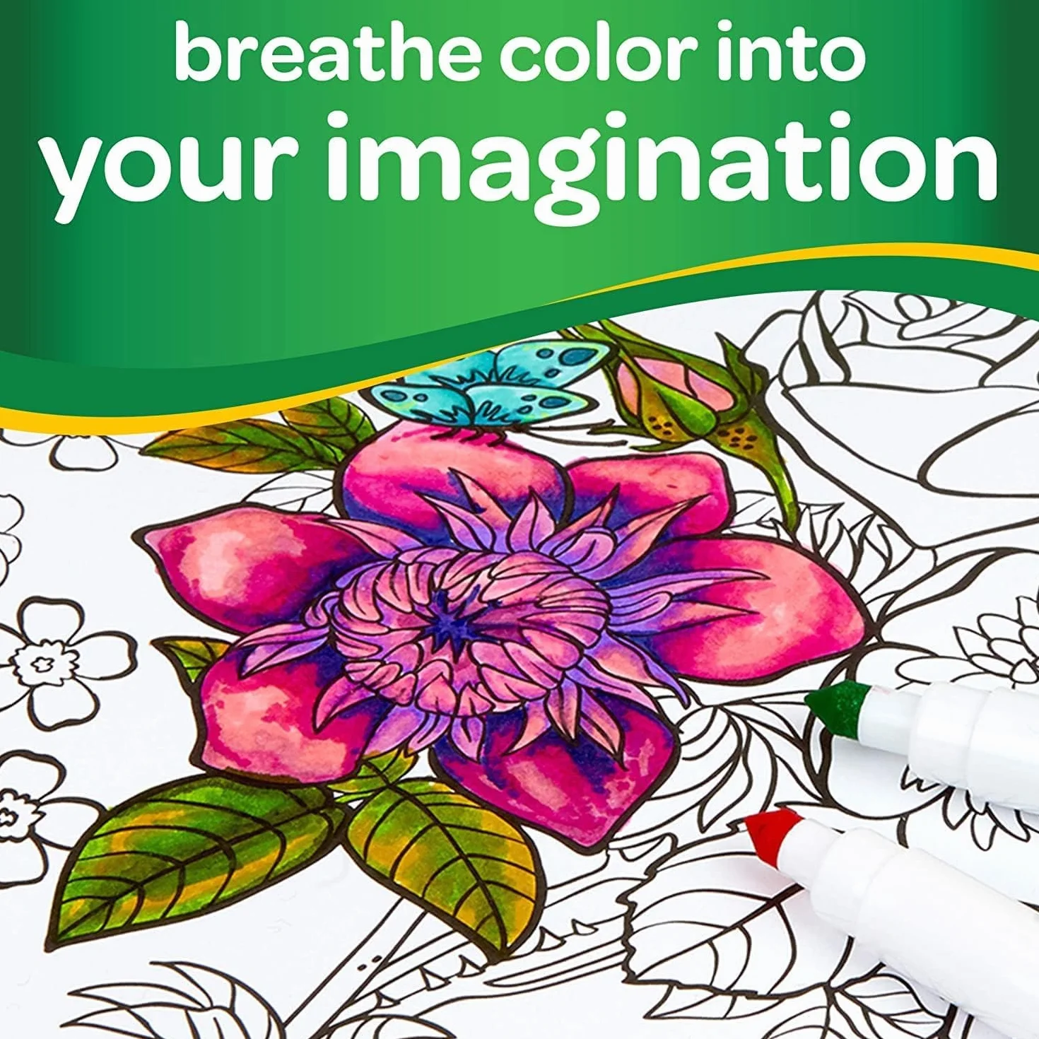 Crayola Zestaw Flamastrów, Wielokolorowy , 24 sztuk, 58-5057-E-000