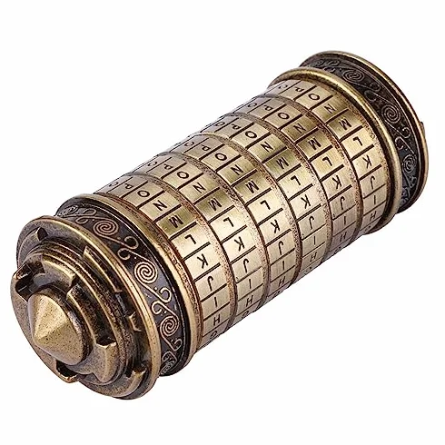 Cryptex, Secret Box Kod z Ukrytymi Przedziałami Kod Mini Kryptex Puzzle Puzzle Fajne Romantyczne Urodziny za Pudełko na Prezenty