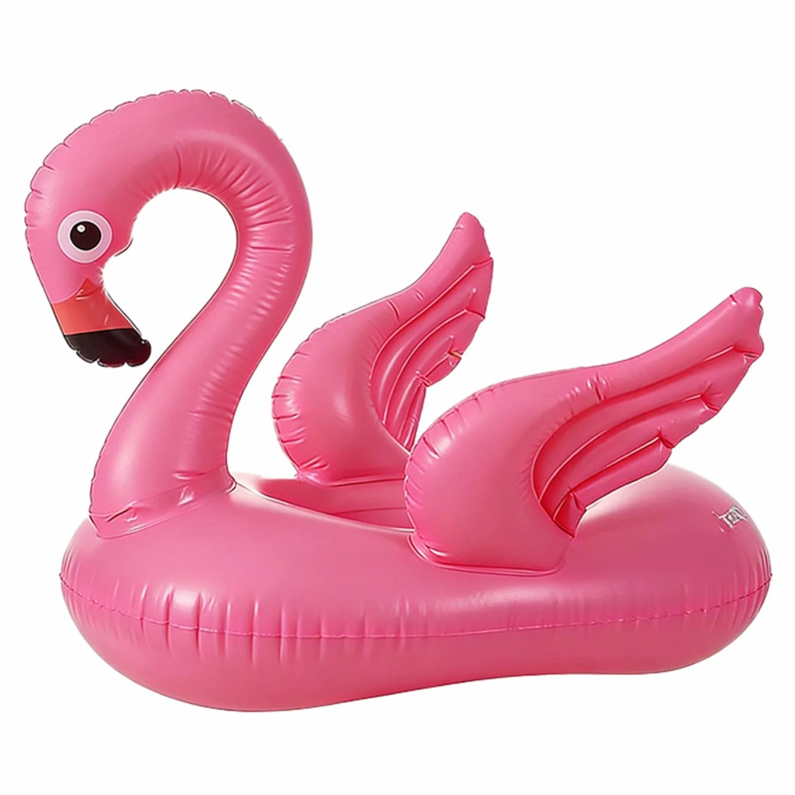Różowy pierścień do pływania dla dzieci w wieku 3-6 lat, 70 x 60 x 48 cm, kółko do pływania, PCW, flaming, nadmuchiwane, nadaje się dla dzieci w wieku 2-6 lat, na basen, plażę