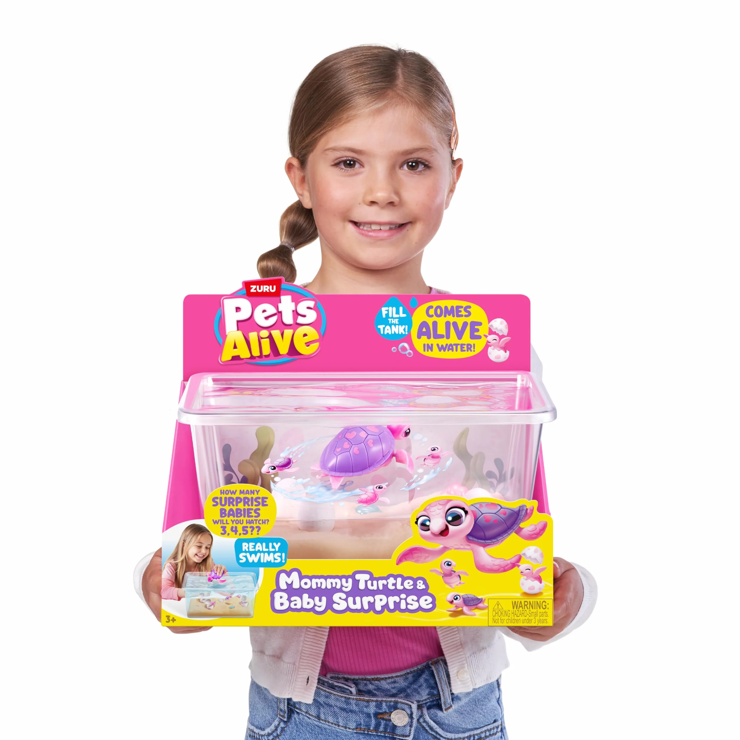 ZURU Pets Alive Mama Turtle Surprise robot zabawka żółw