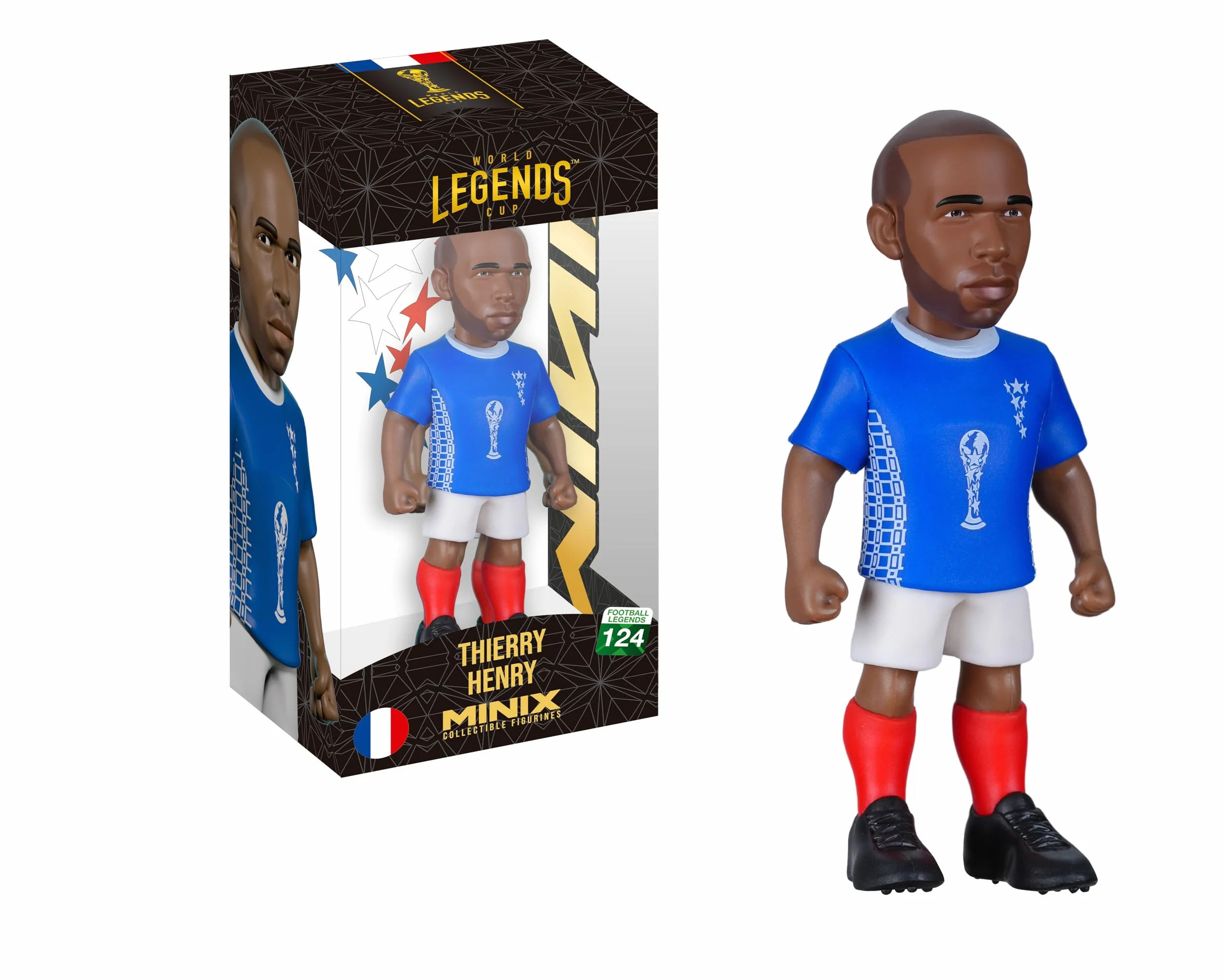 MINIX - Football Legends - Mistrzostwa Świata Legends #124 - Francja - Henry - Figurka kolekcjonerska 12 cm