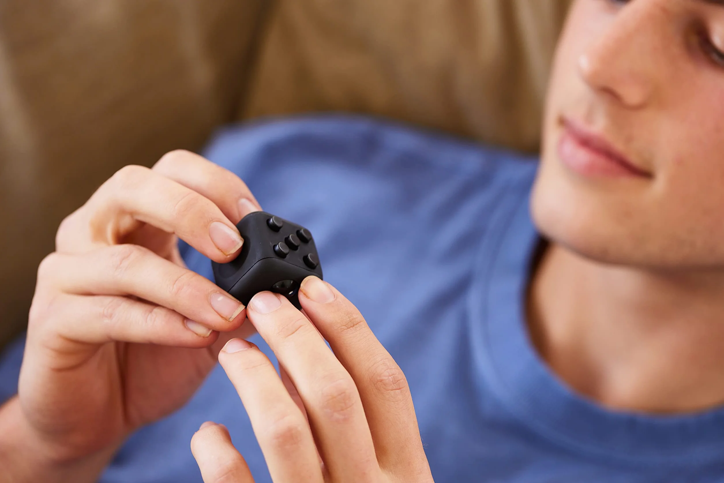 Zuru Fidget Original Cube Zabawka Antystresowa, Czarny, Od 3 lat