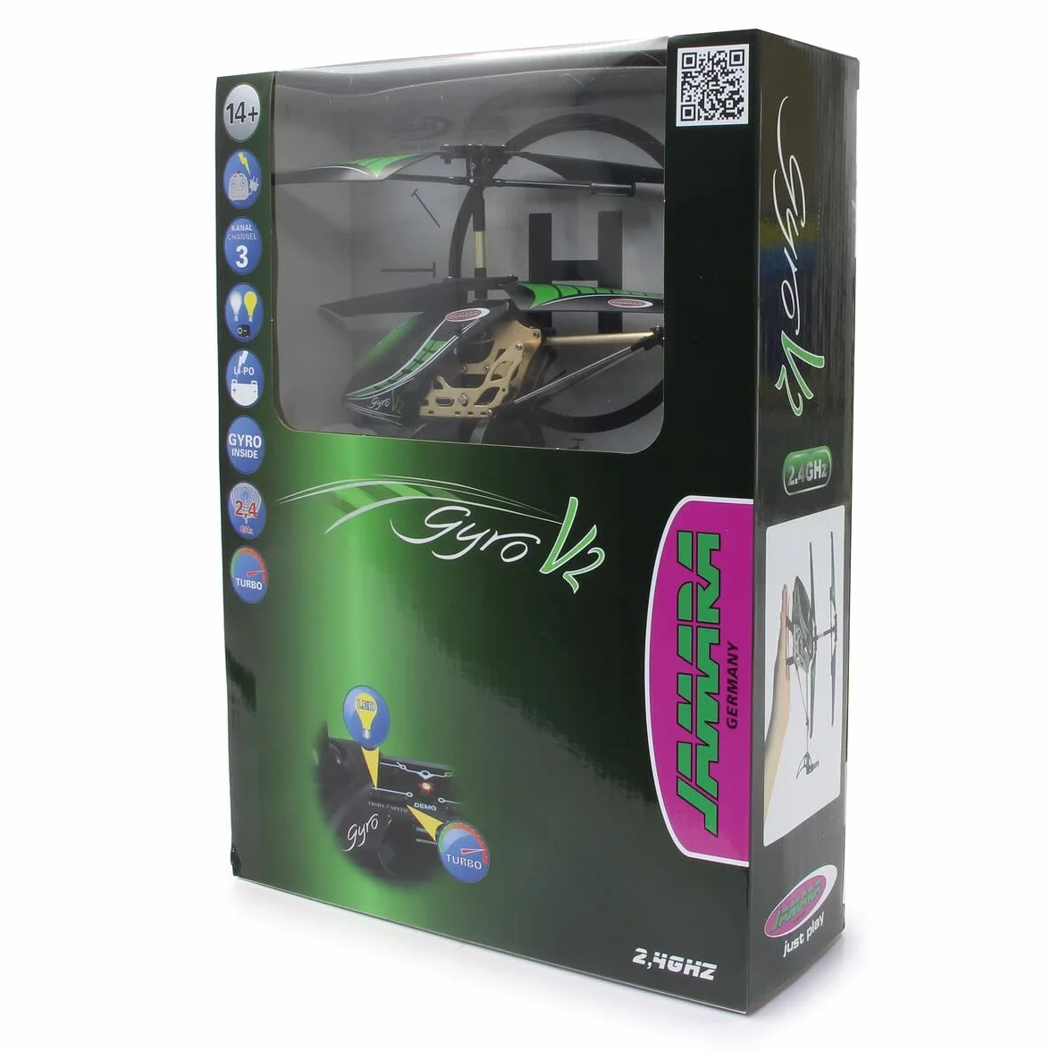 Jamara Jamara038150 2,4 GHz Gyro V2 helikopter