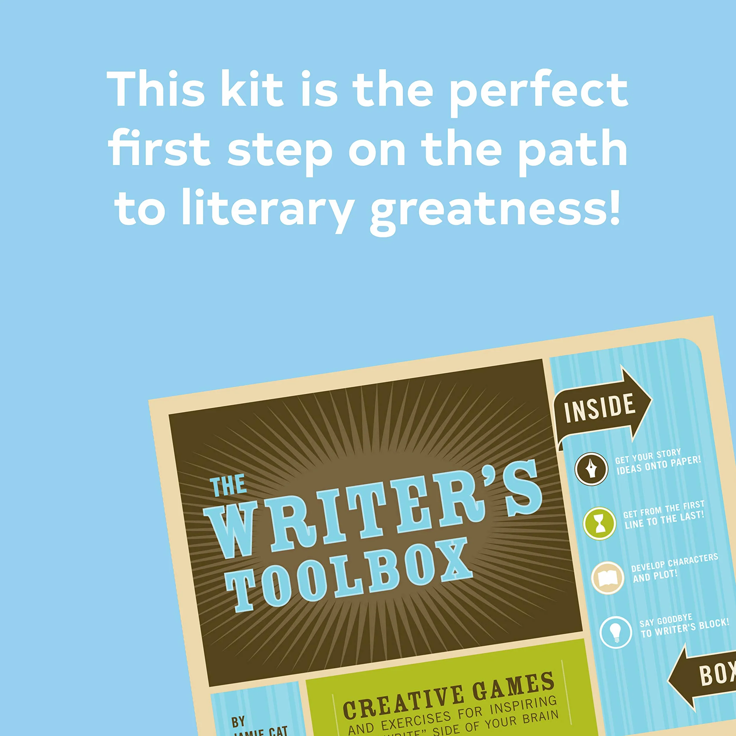 The Writer's Toolbox: Creative Games and Exercises for Inspiring the 'Write' Side of Your Brain: (Writing Prompts, Writer Gifts, Writing Kit Gifts)