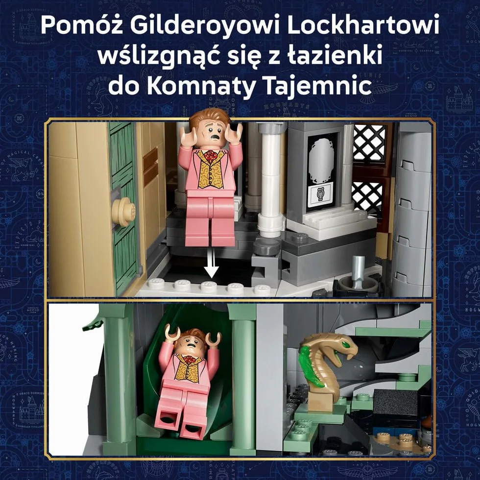 LEGO Harry Potter Zamek Hogwart: Wschodnie skrzydło, zabawka z filmu, zestaw konstrukcyjny dla dziecka, dekoracja do pokoju, pomysł na prezent dla chłopca lub dziewczynki od 10 lat 76473