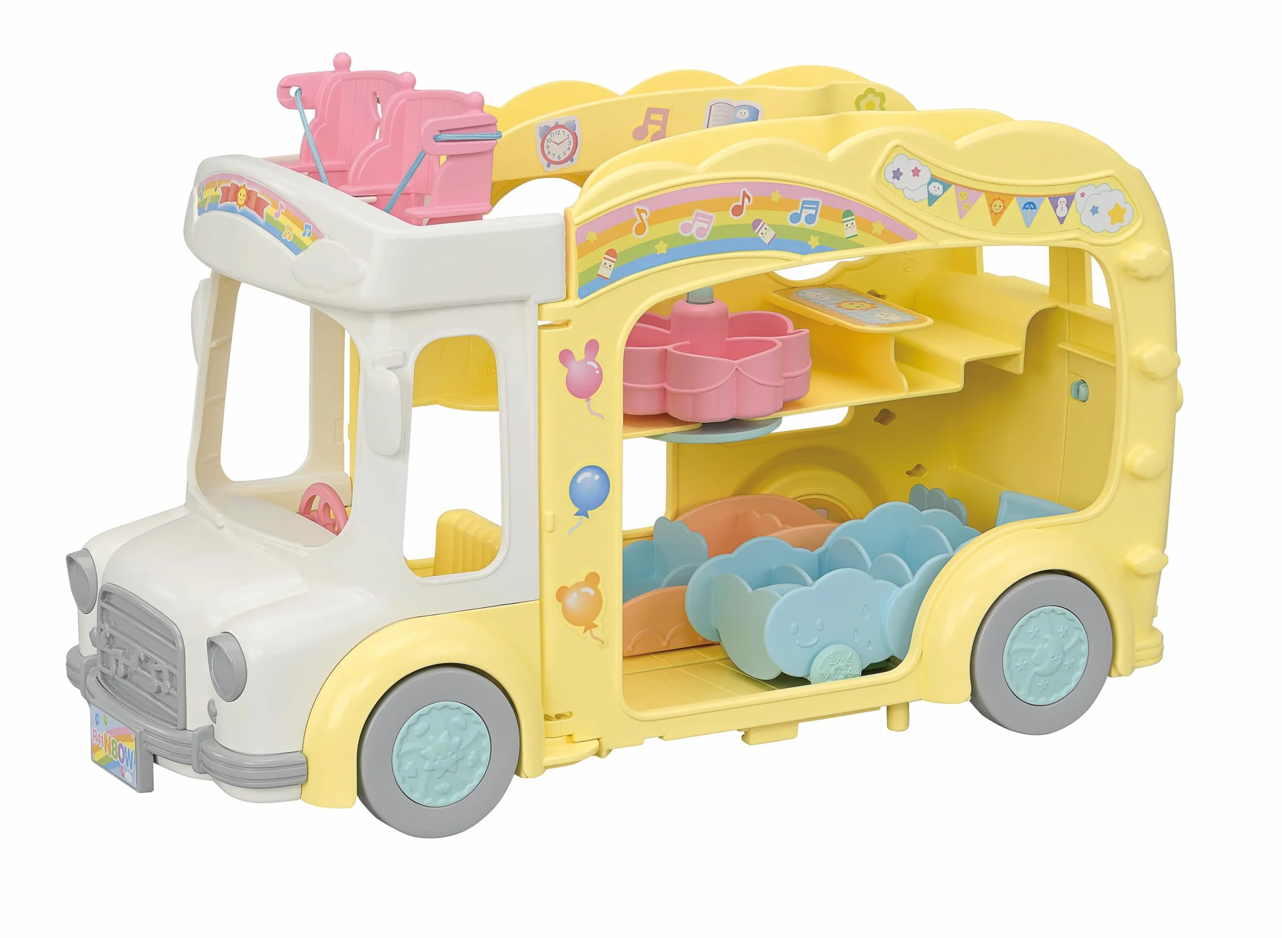 Sylvanian Families - 5744 Kolorowy Autobus - Zestaw do zabawy