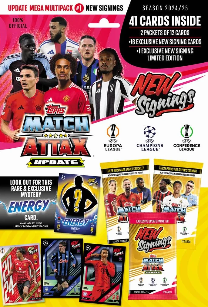 UPDATE MEGA MULTIPACK 1 MATCH ATTAX UCL 24 25