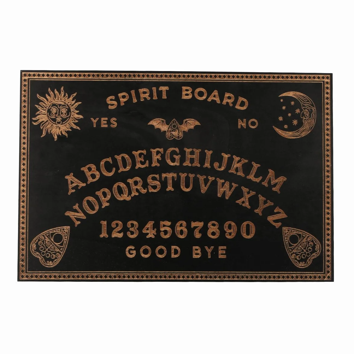 Zestaw tablic Ouija i stojaków na karty tarota Drewniana czarna tablica duchowa Tablice do wróżenia Tablice do rozmów z planszetką do artykułów czarnoksięskich