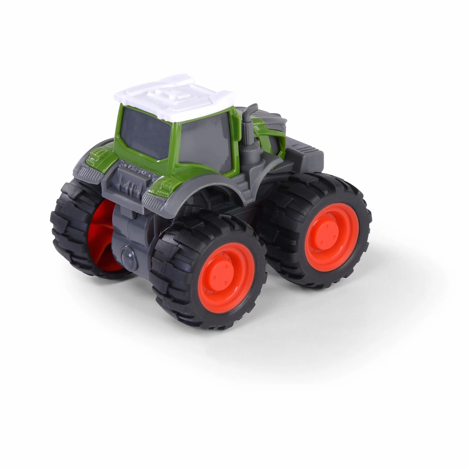 Dickie Toys - Zabawkowy traktor Fendt Monster Tuck, (9 cm), traktor dla dzieci z silnikiem frykcyjnym, napędem czterokołowym i oponami XXL, dla dzieci od 3 lat