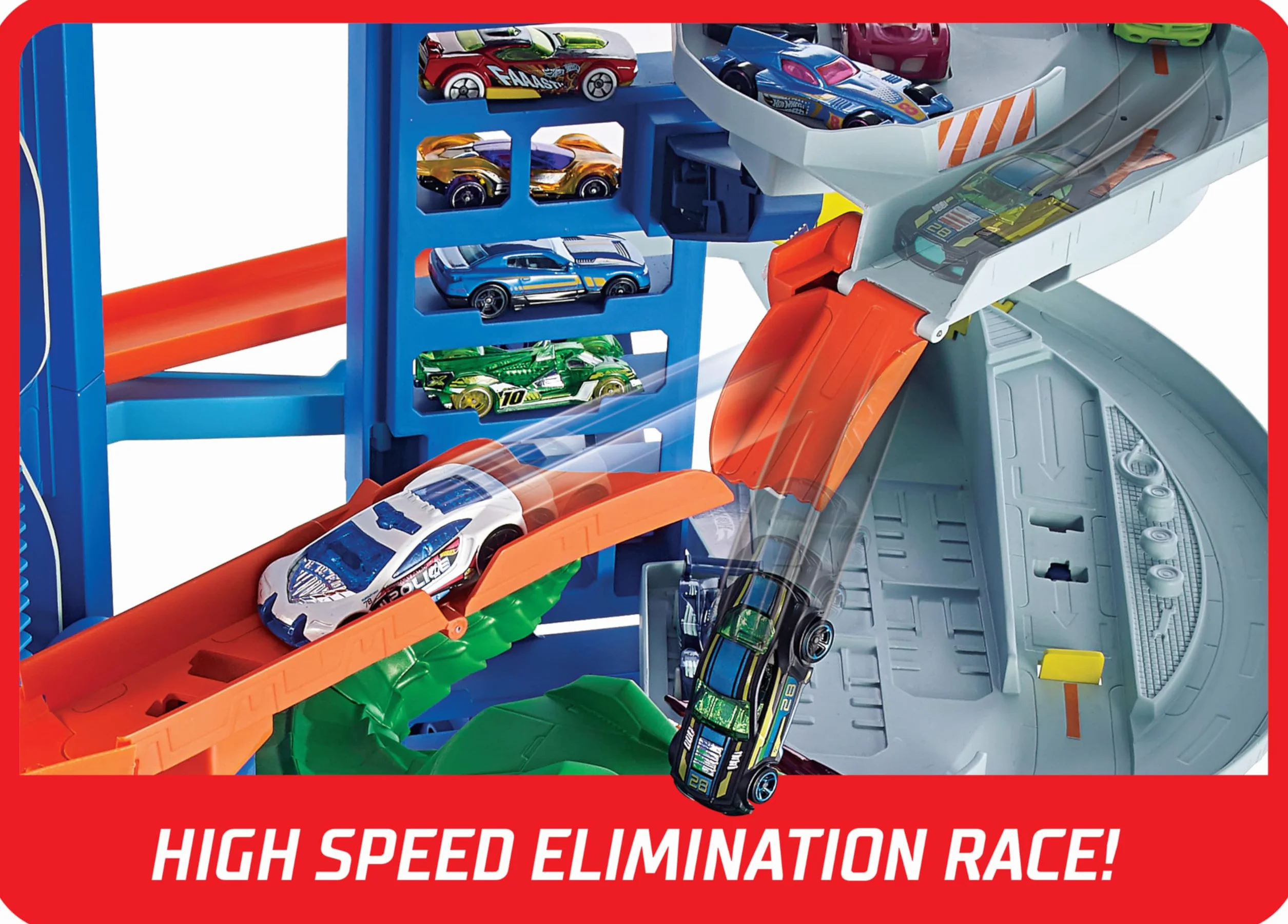 Hot Wheels Hw Ultimate Garage City Robo Beasts Zestaw do Zabawy, Wielokolorowy, Od 5 lat