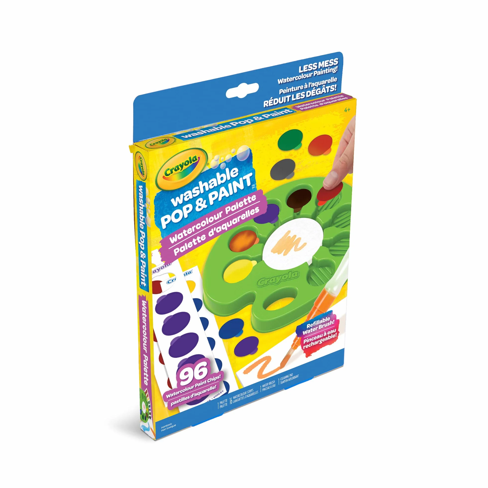 CRAYOLA Zmywalna paleta akwareli pop i farb