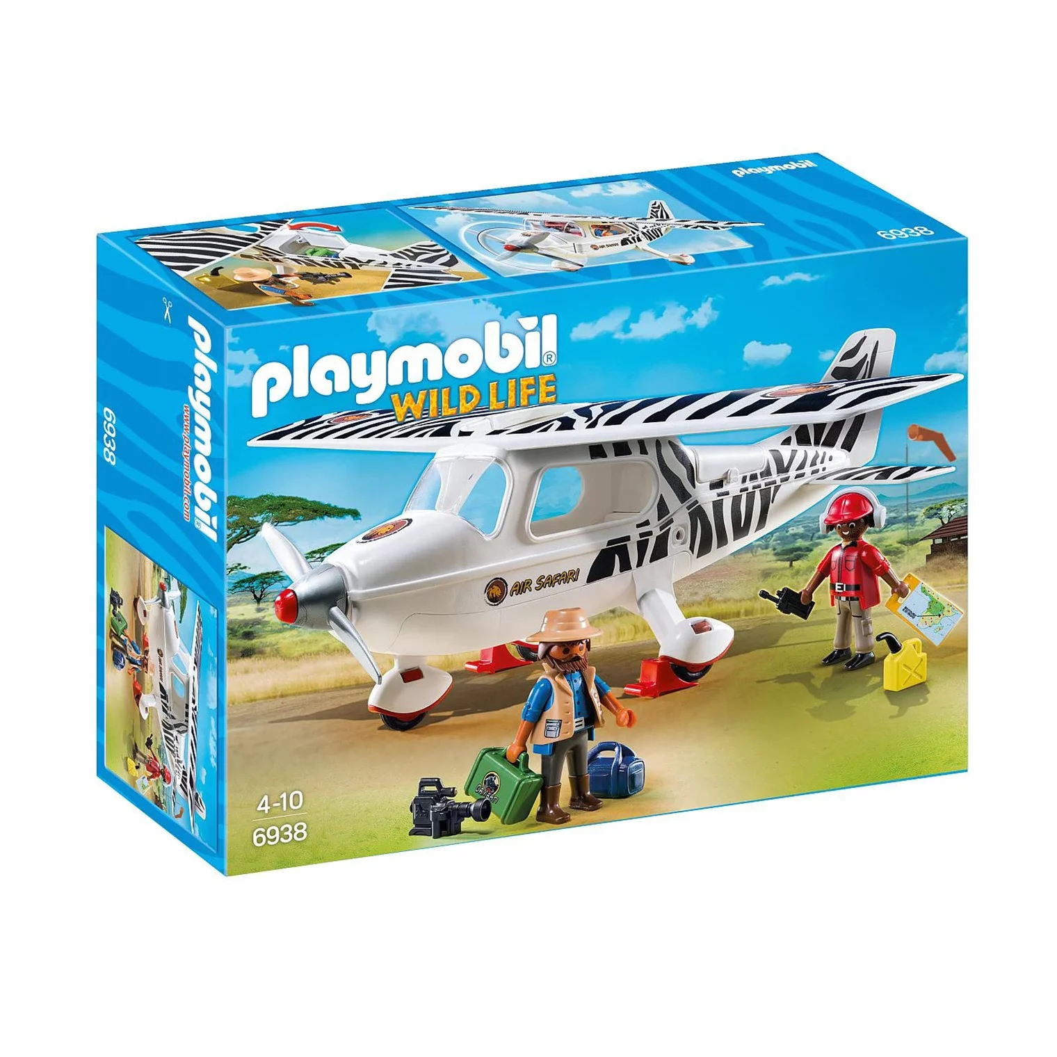 PLAYMOBIL Wild Life 6938 Samolot-Safari, od 4 lat