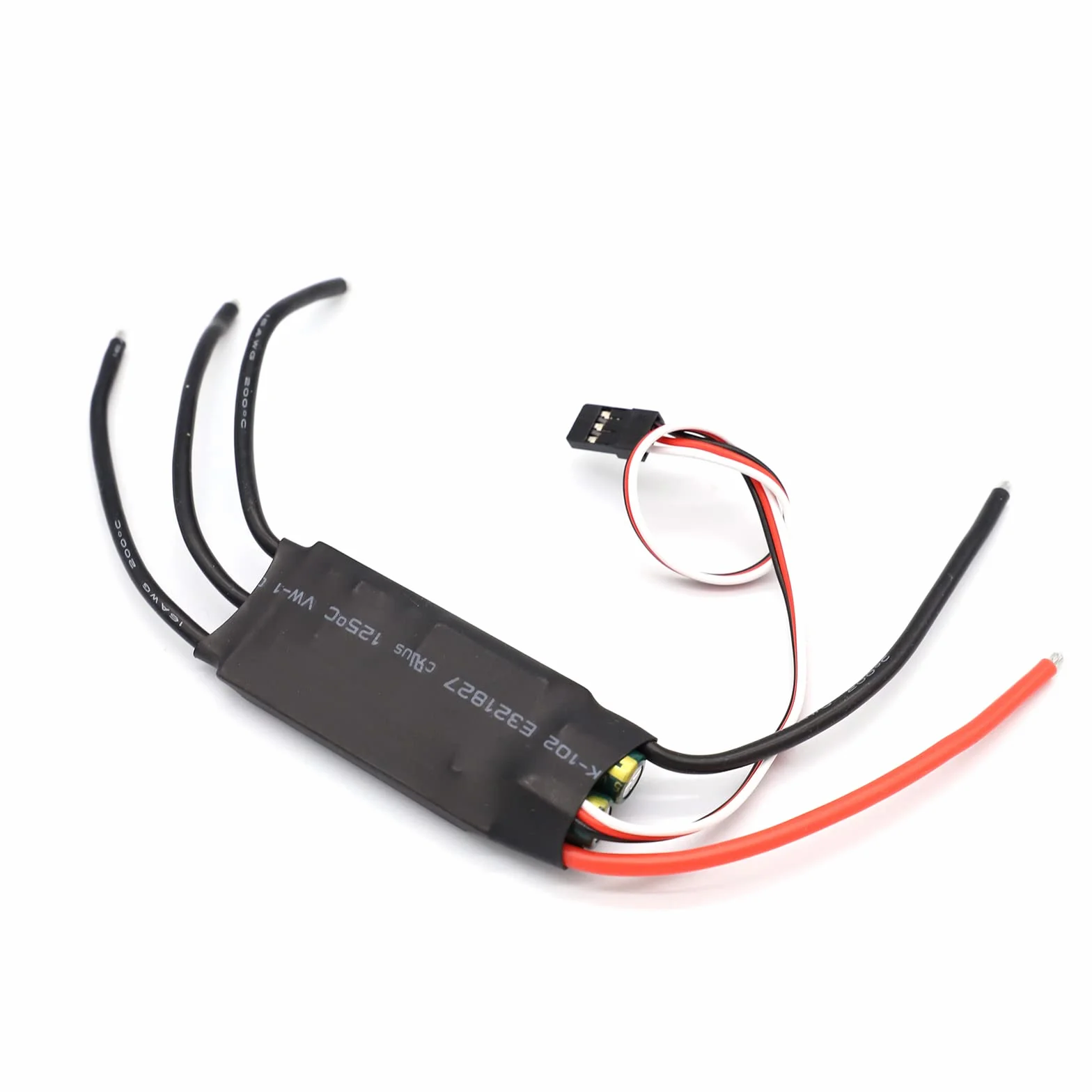 RUIZHI 40A ESC 2-4S bezszczotkowy kontroler prędkości ESC 5V 3A BEC silnik do stałego skrzydła DIY RC dron helikopter Quadcopter