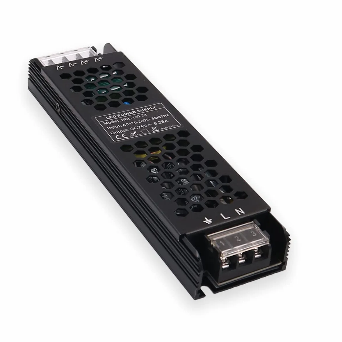 Namvo LED Driver 24V 150W 6.25ASlim LED Strip Power Supply Stałe napięcie LED Transformer for 24 Volt LED Downlights Cabinet Lights