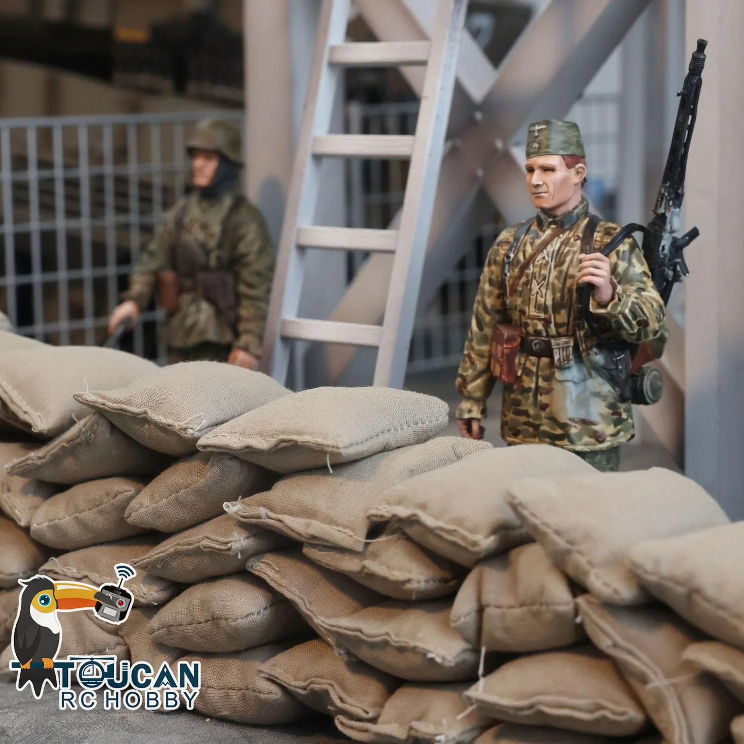 TOUCAN RC HOBBY Sangdag Earthbags Model do 1/16 Heng Long RC Tanks 1/14 Radio Control Car Truck