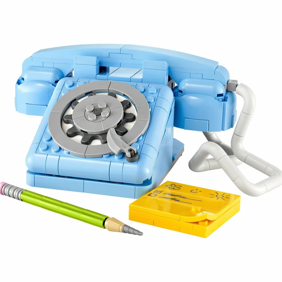 LEGO Creator 31174 Retro Telefon 3 w 1 z Obrotową Tarczą, Przekształca się w Model z Lat 80. lub 2 Telefony Komórkowe, Kreatywny Prezent 8+